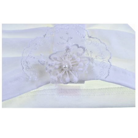 Turban din bumbac, pentru fete, Mini Junior T1811A12-38, Alb [1]