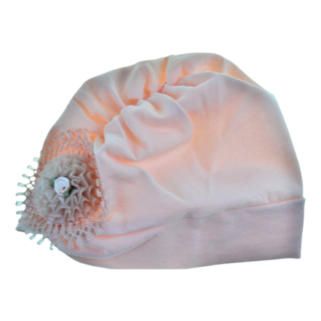 Turban din bumbac, pentru fete, Mini Junior T1811R-38, Roz [1]