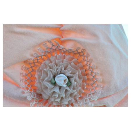 Turban din bumbac, pentru fete, Mini Junior T1811R-38, Roz [2]