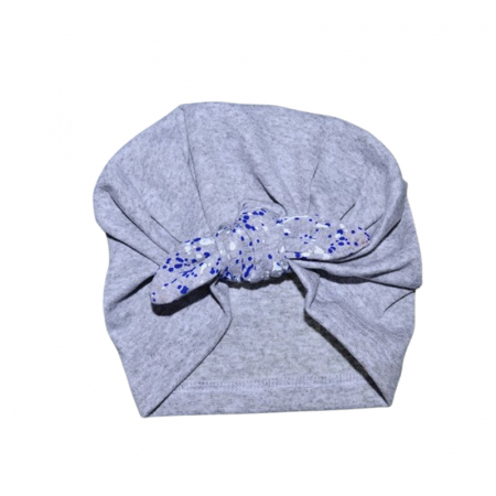 Caciuli fete - Turban pentru fete, Mini Junior TMJ1103-12, Gri