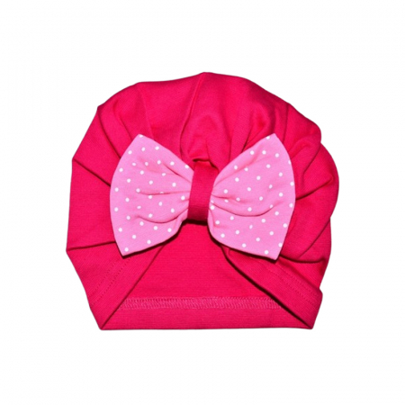 Caciuli fete - Turban pentru fete, Mini Junior TMJ1103-5, Fucsia