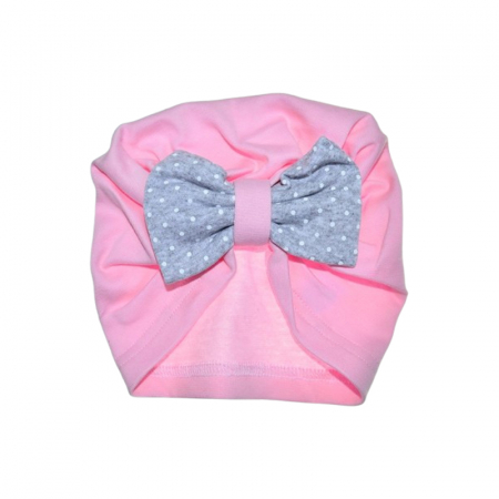 Caciuli fete - Turban pentru fete, Mini Junior TMJ1103-6, Roz