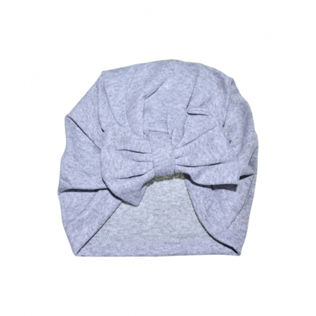 Caciuli fete - Turban pentru fete, Mini Junior TMJ1103-9, Gri