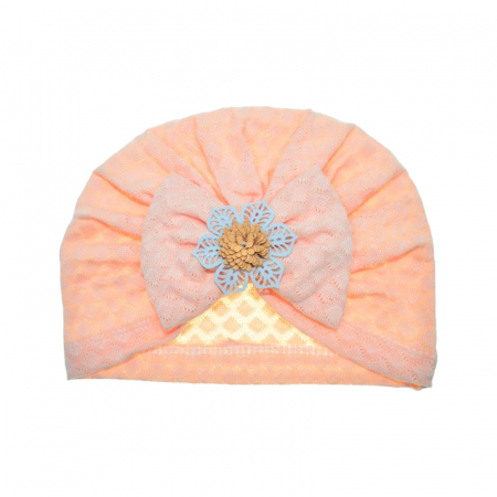 Caciuli fete - Turban pentru fete Mini Junior TRBMJ-1, Coral