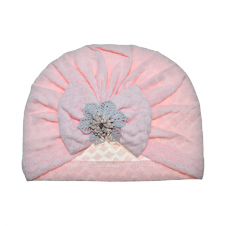 Caciuli fete - Turban pentru fete Mini Junior TRBMJ-2, Roz