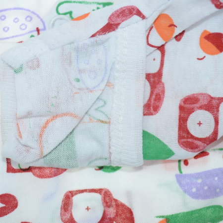 Body cu maneca lunga pentru fete Happy CA52427-C-62, Multicolor [2]