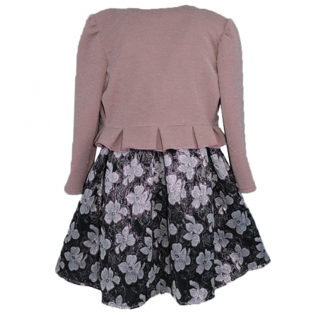 Set 2 piese rochie si bolero pentru fete Tylkomet TLY-7, Roz [1]