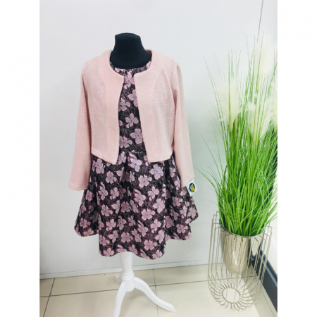 Set 2 piese rochie si bolero pentru fete Tylkomet TLY-7, Roz [5]