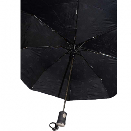 Umbrela cu deschidere automata pentru dama Paolo 102 cm 7001, Negru [3]