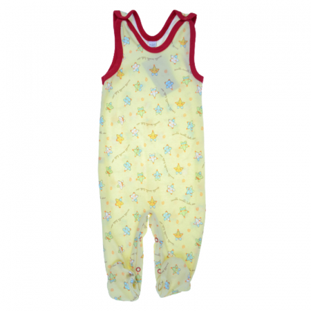 Salopete bebelusi fete - Salopeta fara maneci pentru fete Koala Bobas Fashion 1811RF, Galben
