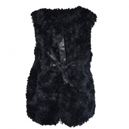 Veste - Vesta blanita pentru fete Happy House HH646N, Negru