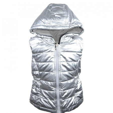 Veste - Vesta captusita pentru fete Happy House HH 336-A-104-122, Argintiu
