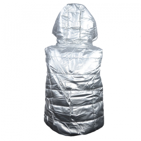 Vesta captusita pentru fete Happy House HH 337-B-104, Argintiu [1]
