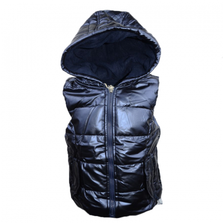 Veste - Vesta captusita pentru fete Happy House HH 337-C-104, Bleumarin