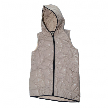 Veste - Vesta cu gluga pentru fete Atut VF9856-164, Bej