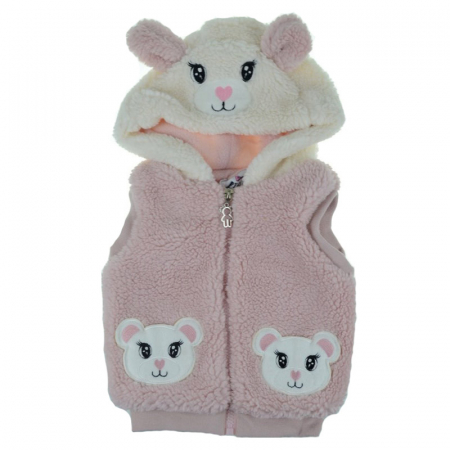 Veste - Vesta de blana pentru fete Happy House HH206-86-cm, Roz