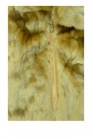 Vesta de blana pentru fete Mini Junior R630, Bej [2]