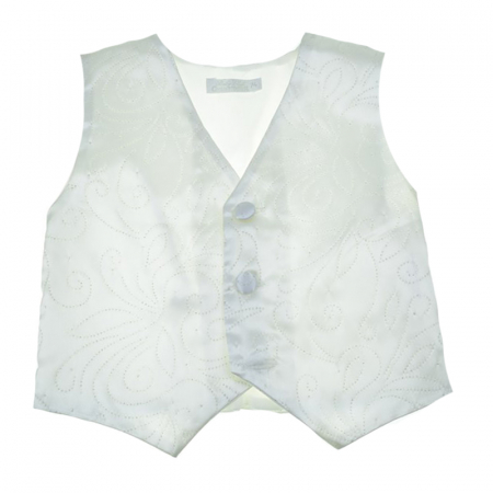 Veste elegante - Vesta eleganta pentru baieti Christopher Baby Club 3887A-74-cm, Crem
