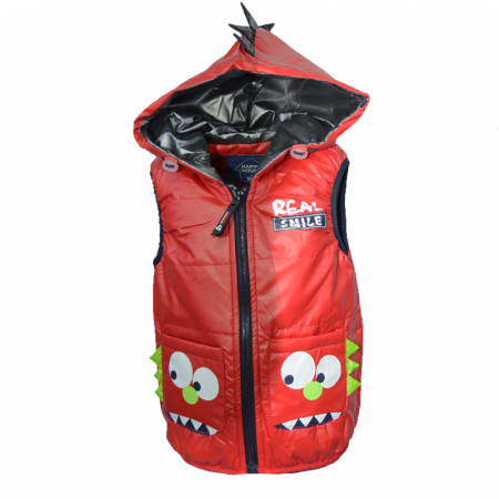 Veste - Vesta pentru baieti Happy House HB-8665-14, Rosu