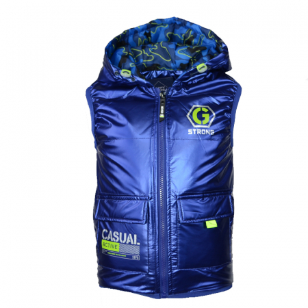 Veste - Vesta pentru baieti Happy House HB-8665-8, Albastru
