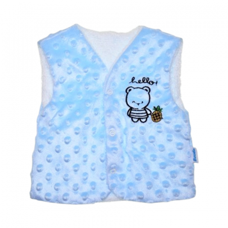Veste - Vesta pentru baieti, Mini Junior VST2108A2-68, Albastru