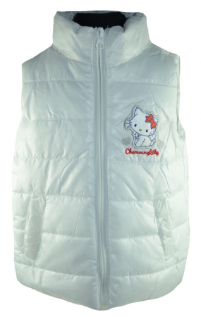 Veste - Vesta pentru fete Charmy Kitty Sun City NH0121A-86-cm, Alb
