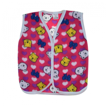 Veste - Vesta pentru fete Mini Junior MVS-4-104, Roz