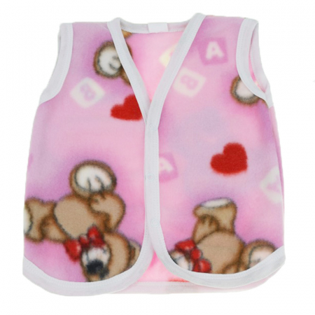 Veste - Vesta pentru fete Mini Junior VMJ-3-86-92-cm, Roz