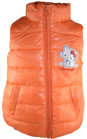 Veste - Vesta pentru fete Sun City NH0121P-86-cm, Portocaliu