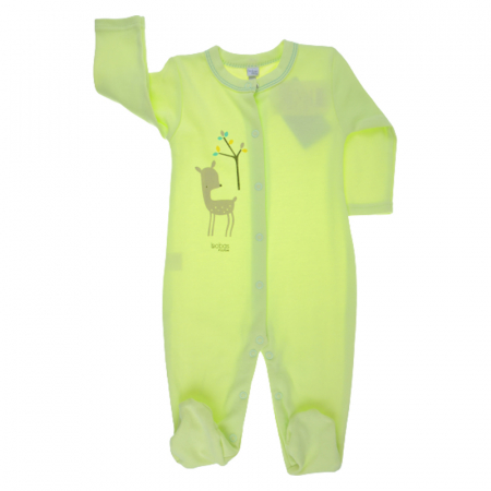 Salopete bebelusi baieti - Salopeta cu maneca lunga pentru copii Koala Mini Baby 3926V-68, Verde