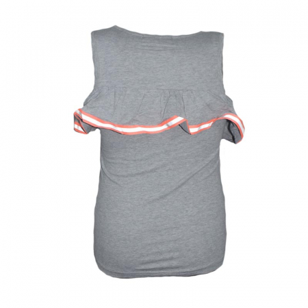 Tricou fara maneci pentru fete Happy House WB-2774G-128 cm, Gri [1]