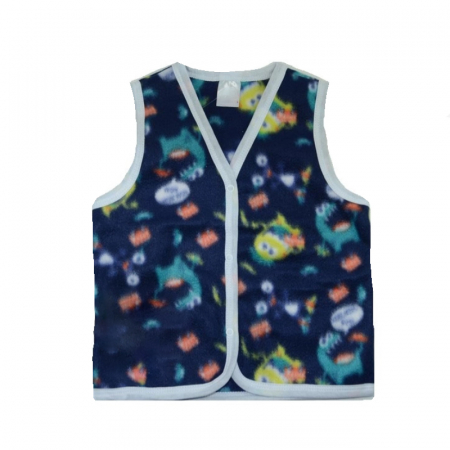 Veste - Vesta pentru baieti Mini Junior MVS-9, Bleumarin