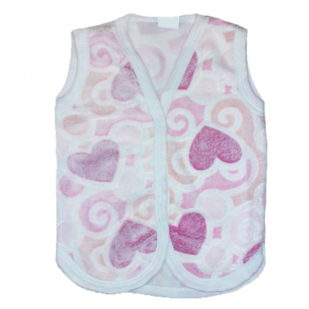 Veste - Vesta pentru fete Mini Junior MVS-13, Roz