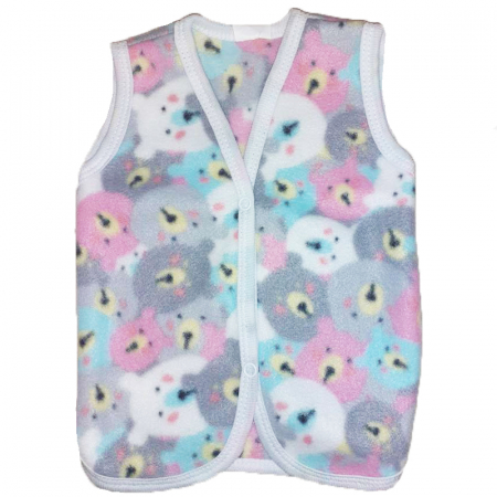 Veste - Vesta pentru fete Mini Junior MVS-16-68, Gri