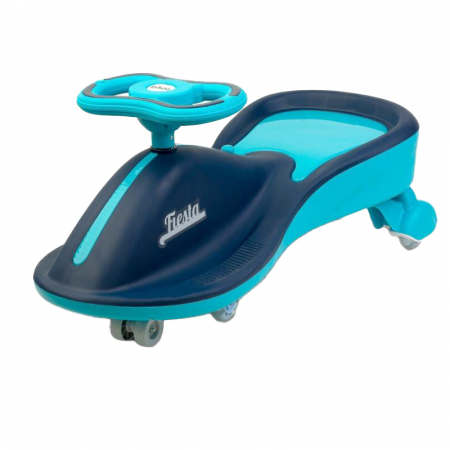 Masini si vehicule pentru copii - Vehicul actionat cu picioarele pentru copii Toyz Fiesta TF5676, Bleumarin