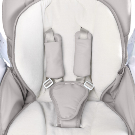 Scaun de masa 2 in 1 cu leagan electric Caretero Indigo 305480, Gri [3]