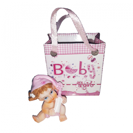 Marturii botez - Marturii pentru botez Mini Junior D35504-B, Roz