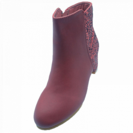 Cizme imblanite pentru fete MRS M1096B, Bordo [1]