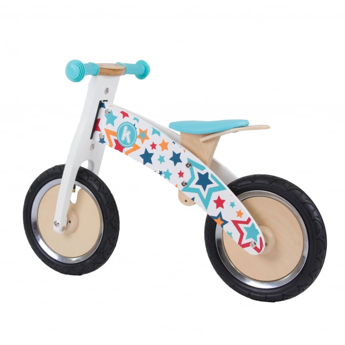 Bicicleta fara pedale din lemn pentru copii - Kurve Stars Balance Bike [2]