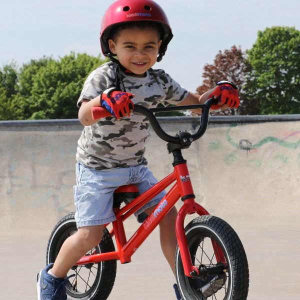Manusi biciclete pentru copii RED - Kiddimoto (marimea S) [2]