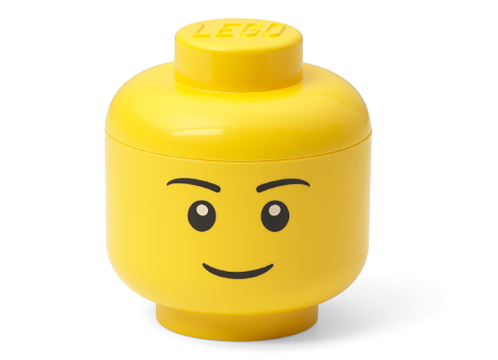 Mini cutie depozitare cap minifigurina LEGO baiat [1]