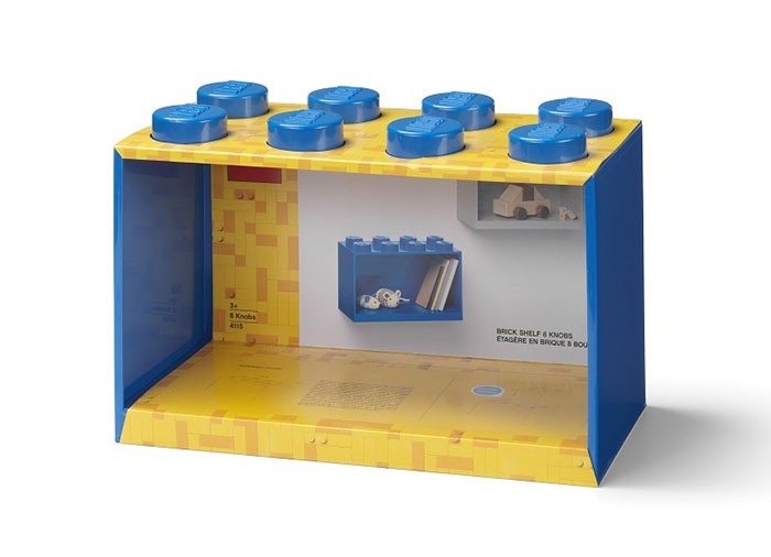 Raft Caramida LEGO 2x4 - Albastru [3]