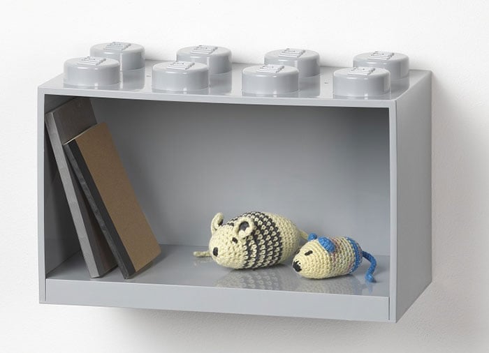 Raft Caramida LEGO 2x4 - Gri [2]
