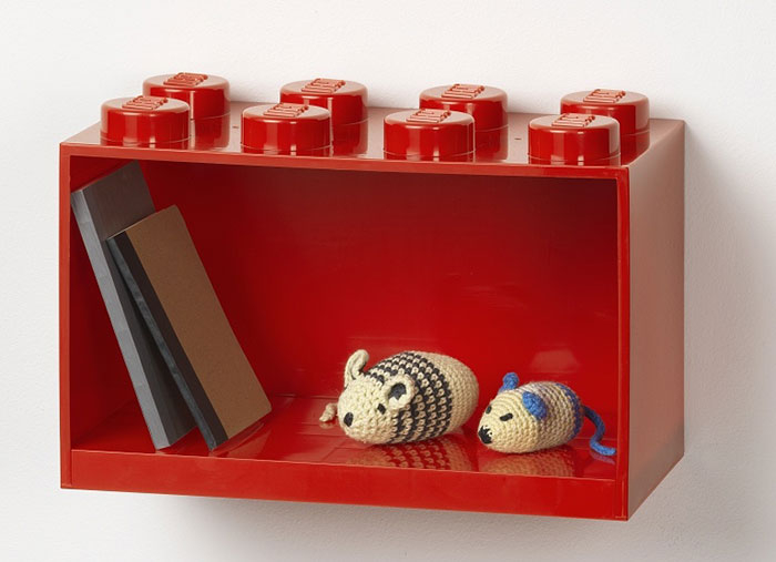 Raft Caramida LEGO 2x4 - Rosu [2]