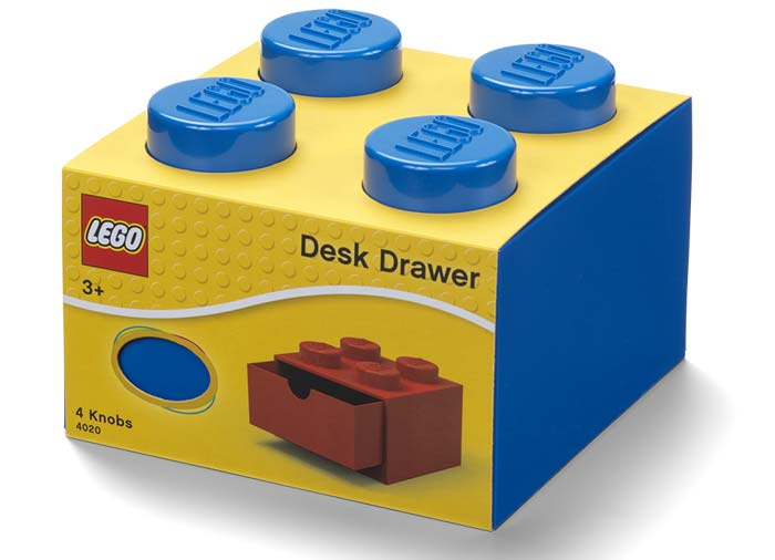 Sertar de birou LEGO 2x2 albastru [1]