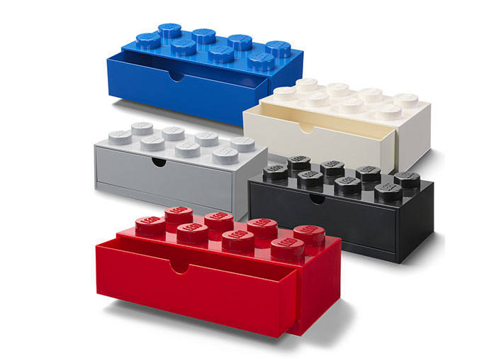 Sertar de birou LEGO 2x4 negru [3]