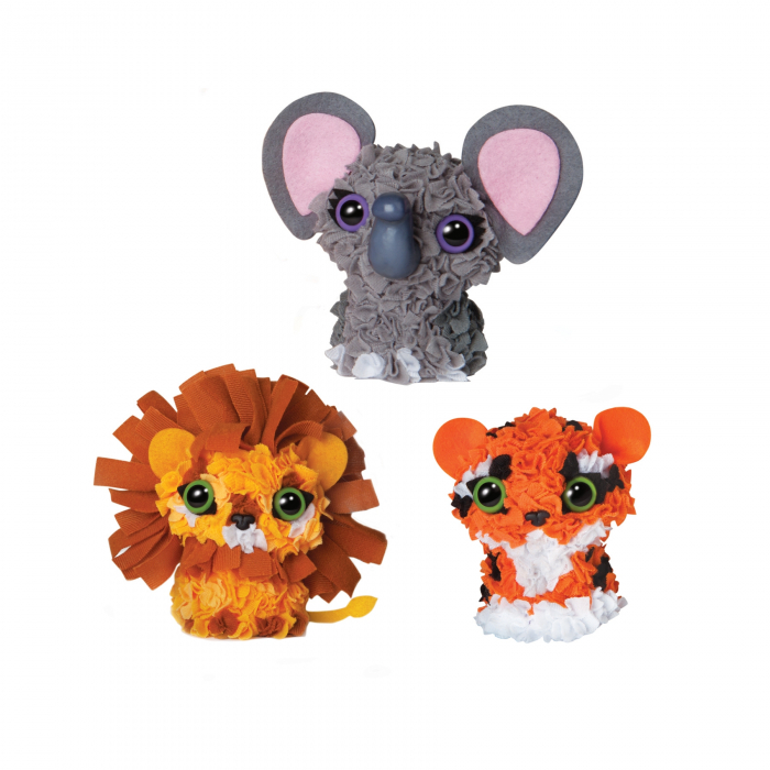 Set creatie Plush Craft 3D Zoo Animals [2]