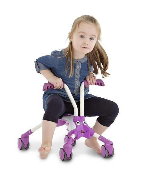 Tricicleta fara pedale pentru copii Scramblebug Bubblegum [2]