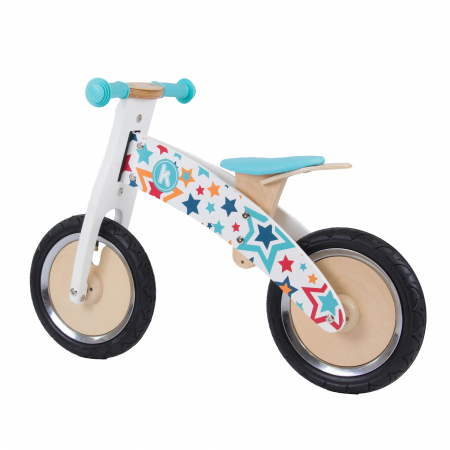 Bicicleta fara pedale din lemn pentru copii - Kurve Stars Balance Bike [1]