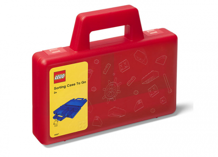 Cutie sortare LEGO rosie [0]